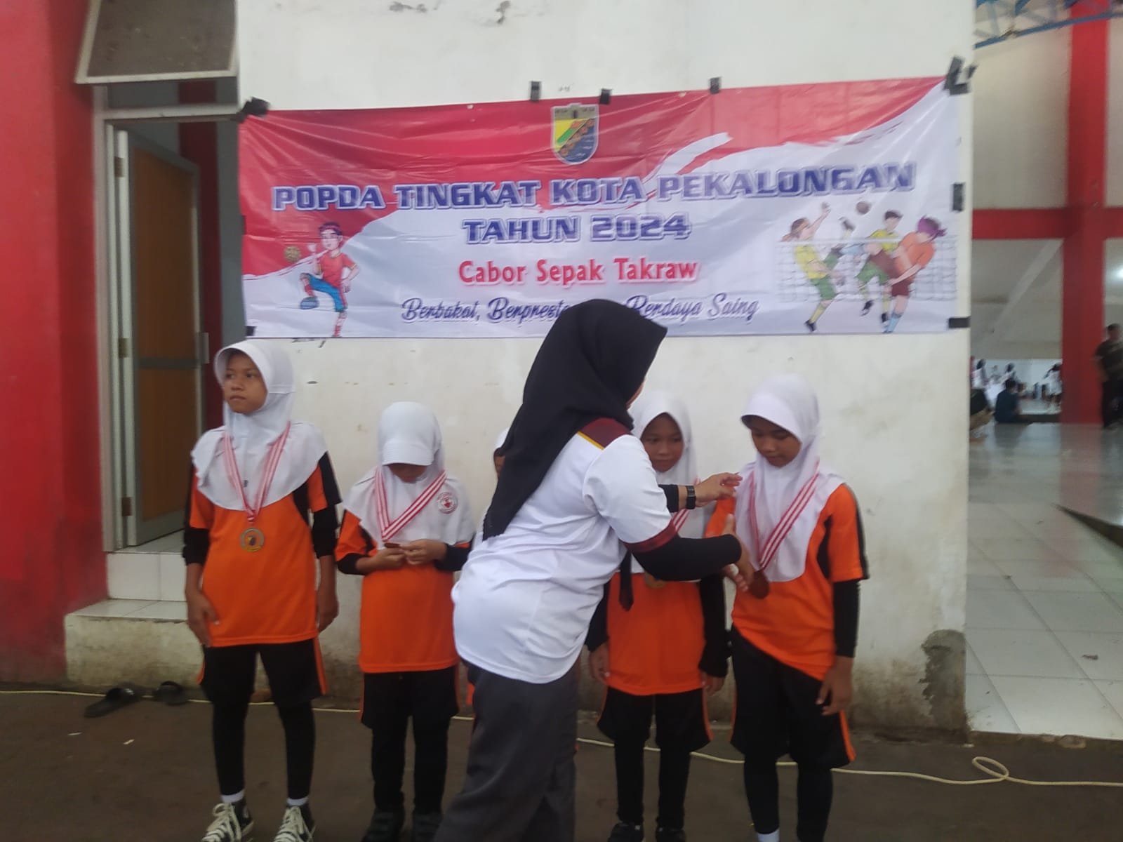 Juara 3 Popda Tingkat Kota Pekalongan Cabor Sepak Takraw Putri